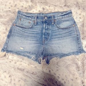 Levi’s 501 Womens High Rise Jean Shorts